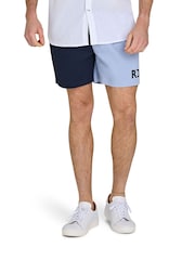 Raging Bull Blue Harlequin Shorts - Image 1 of 3