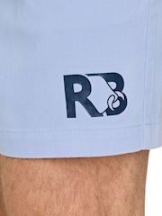 Raging Bull Blue Harlequin Shorts - Image 3 of 3