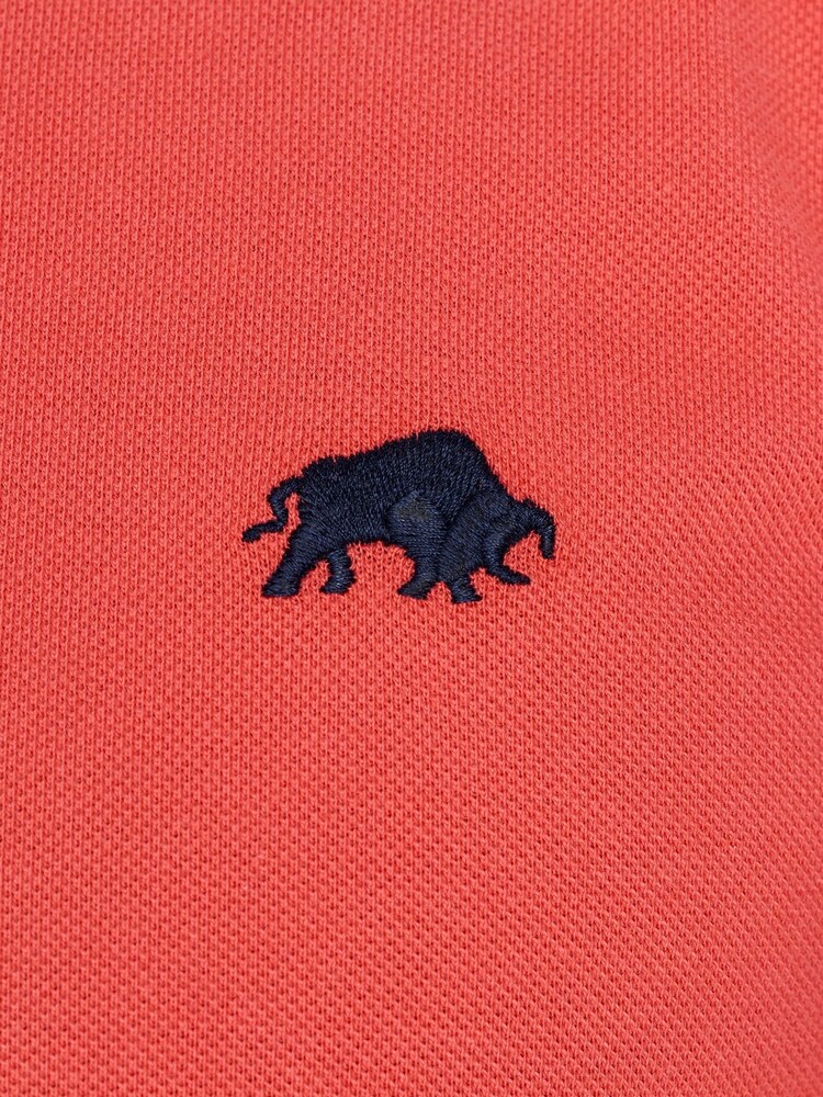 Raging Bull Pink Classic 100% Organic Cotton Polo Shirt - Image 5 of 5