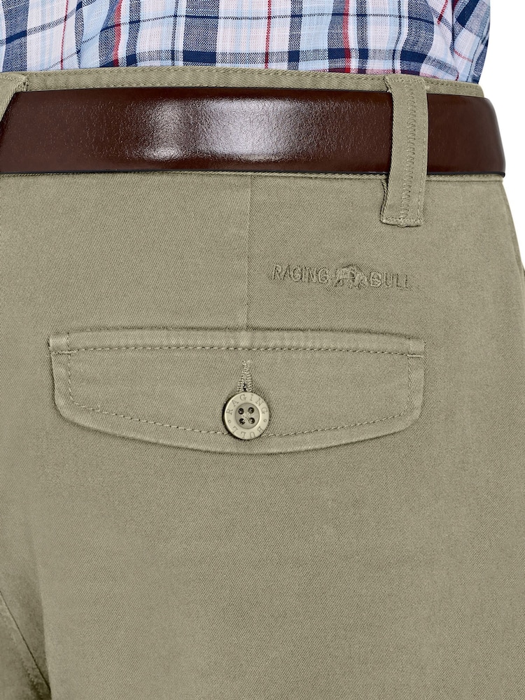 Raging Bull Green Classic Chino Shorts - Image 3 of 3