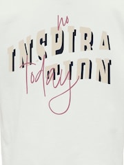 ONLY KIDS Short Sleeve Embroidery White T-Shirt - Image 3 of 3