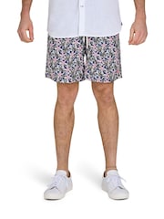 Raging Bull Blue Hawaiian Swim Shorts - Image 1 of 3