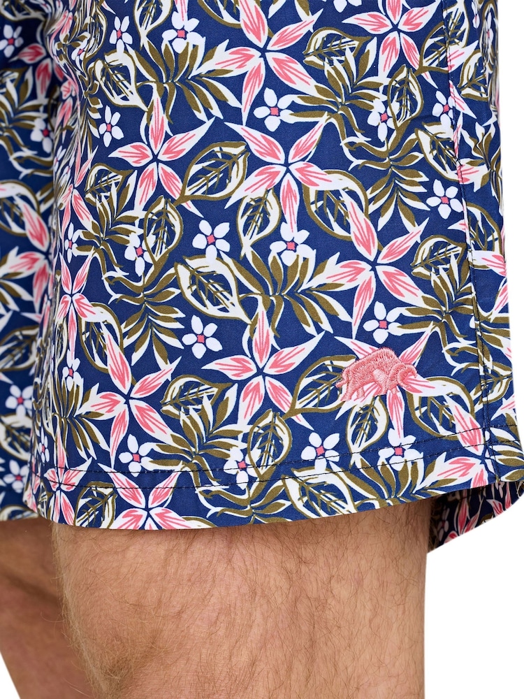 Raging Bull Blue Hawaiian Swim Shorts - Image 3 of 3