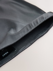 Charcoal Grey Satin Midi Skirt - Image 8 of 9