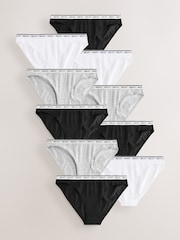 Schwarz - Slips mit Logo, 10er-Pack - Bild 1 von 10