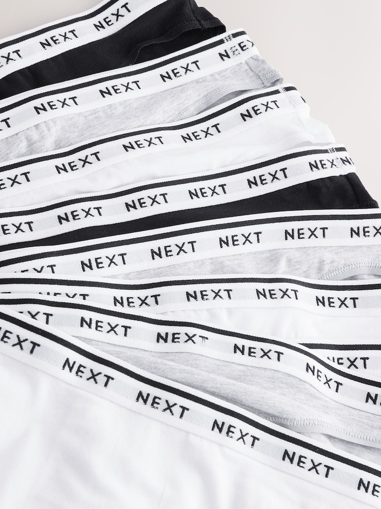 Schwarz - Slips mit Logo, 10er-Pack - Bild 10 von 10 Schwarz - Slips mit Logo, 10er-Pack - Bild 10 von 10