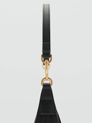 Mango Black Mini Oval Cross-Body Bag - Image 4 of 4