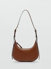 Mango Brown Oval Shoulder Bag - Image 1 of 3