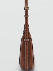 Mango Brown Oval Shoulder Bag - Image 3 of 3