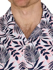 Raging Bull Blue Short Sleeve Large Fern 100% Cotton Shirt - Image 3 of 5