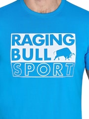 Raging Bull Blue Sport Foil T-Shirt - Image 3 of 4