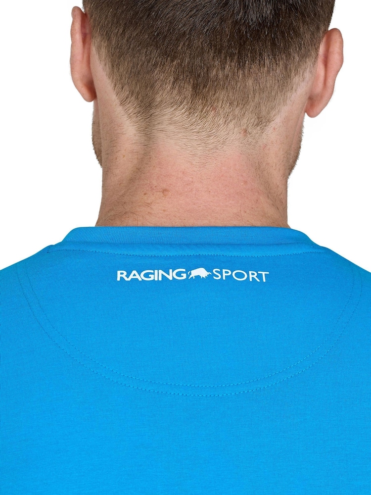 Raging Bull Blue Sport Foil T-Shirt - Image 4 of 4
