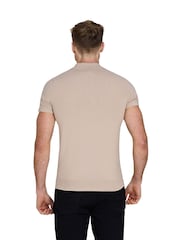 Raging Bull Natural 100% Cotton Short Sleeve Knitted Polo Shirt - Image 2 of 4