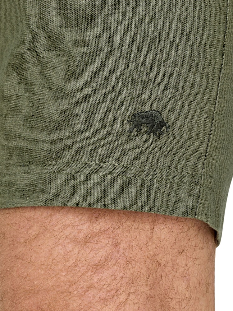 Raging Bull Green Stretch Waist Shorts - Image 2 of 2