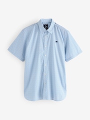 Raging Bull Short Sleeve Pentagon Pattern 100% Cotton Poplin White Shirt - Image 5 of 6