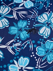 Raging Bull Blue Short Sleeve Blossom 100% Cotton Shirt - Image 5 of 6