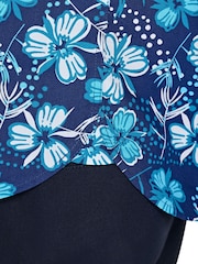 Raging Bull Blue Short Sleeve Blossom 100% Cotton Shirt - Image 6 of 6