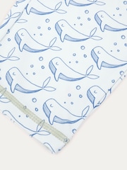 KIDLY Blue 3/4 Sleeve Sunsuit - Image 3 of 4