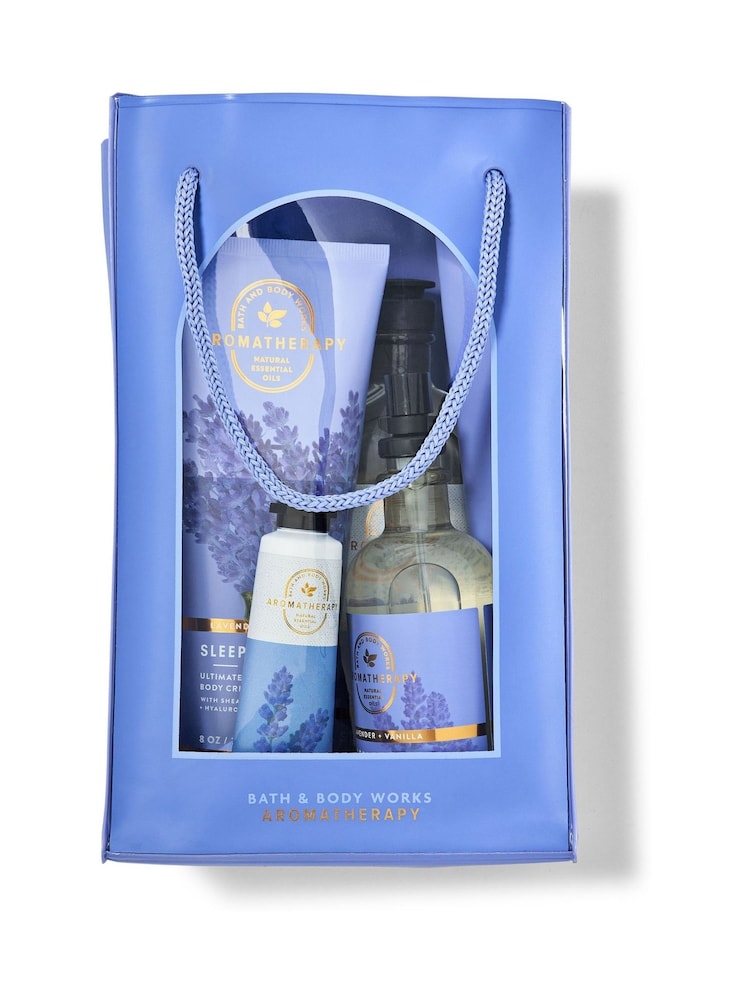 Bath & Body Works Lavender Vanilla Gift Bag Set - Image 2 of 2 Bath & Body Works Lavender Vanilla Gift Bag Set - Image 2 of 2