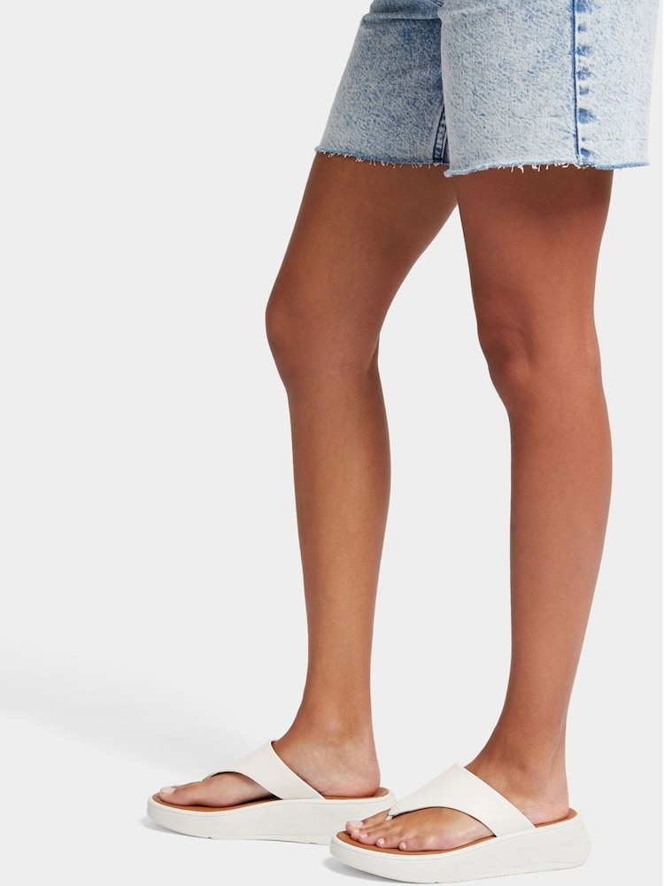 FitFlop Cream F-Mode Toe Post Sandals - Image 5 of 5 FitFlop Cream F-Mode Toe Post Sandals - Image 5 of 5