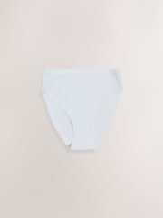 Black/White/Praline Nude Full Brief No VPL Scallop Knickers 7 Pack - Image 6 of 10