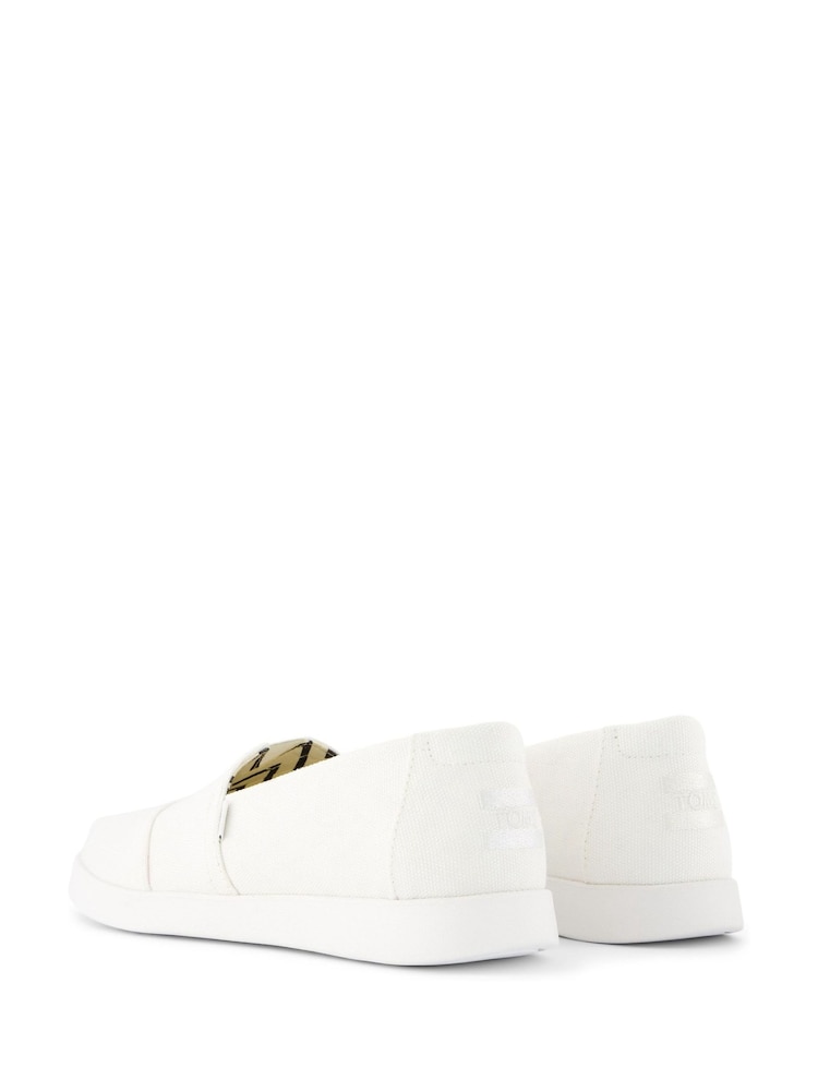 Toms Alpargata Plus White Shoes - Image 2 of 4 Toms Alpargata Plus White Shoes - Image 2 of 4