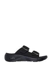 Skechers Black Go Walk Arch Fit 2.0 Destined Sandals - Image 1 of 1