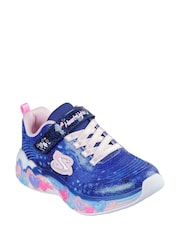 Skechers Blue Eternal Heart Lights Trainers - Image 2 of 3