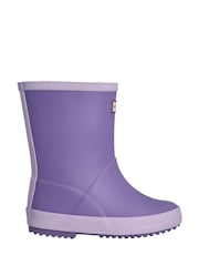 Hunter Kids Purple First Matte Boots - Image 1 of 3