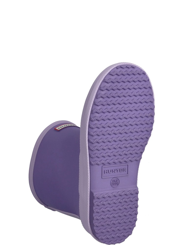Hunter Kids Purple First Matte Boots - Image 3 of 3