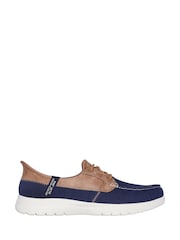 Синий - Skechers On the GO Flex Palmilla Boat Shoes - Image 1 of 3