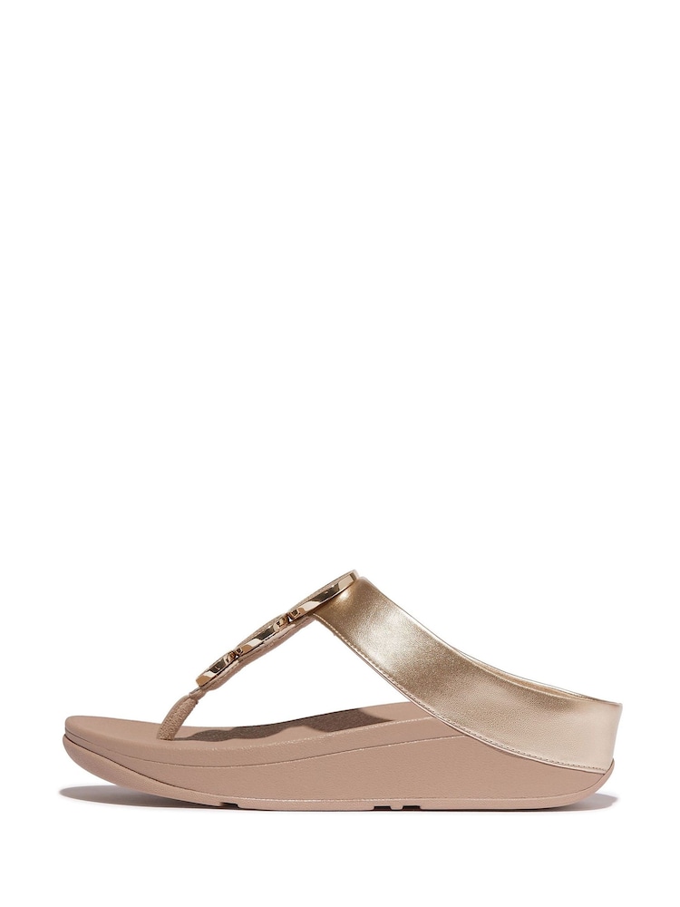FitFlop Metallic Halo Toe Post Sandals - Image 2 of 6
