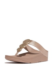 FitFlop Metallic Halo Toe Post Sandals - Image 3 of 6