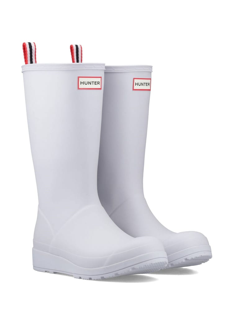 Hunter Grey Original Play Tall Wellington Boots - Image 2 of 4