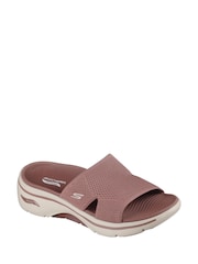 Skechers Brown Go Walk Arch Fit 2.0 Sandals - Image 1 of 3