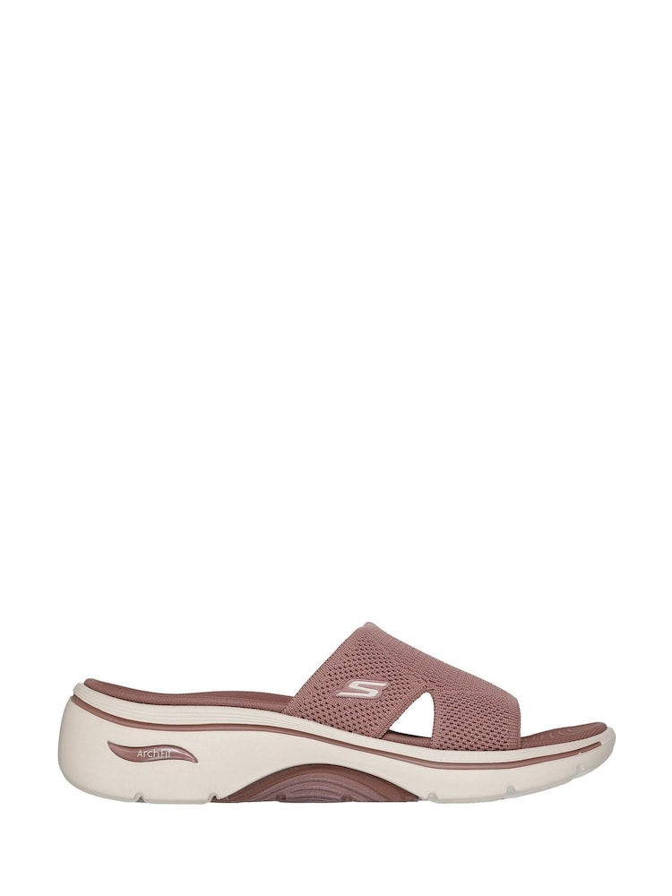 Skechers Brown Go Walk Arch Fit 2.0 Sandals - Image 2 of 3