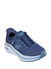 Azul - Skechers White Go Run Elevate 2.0 Banyan Slip In Trainers - Imagen 2 de 3