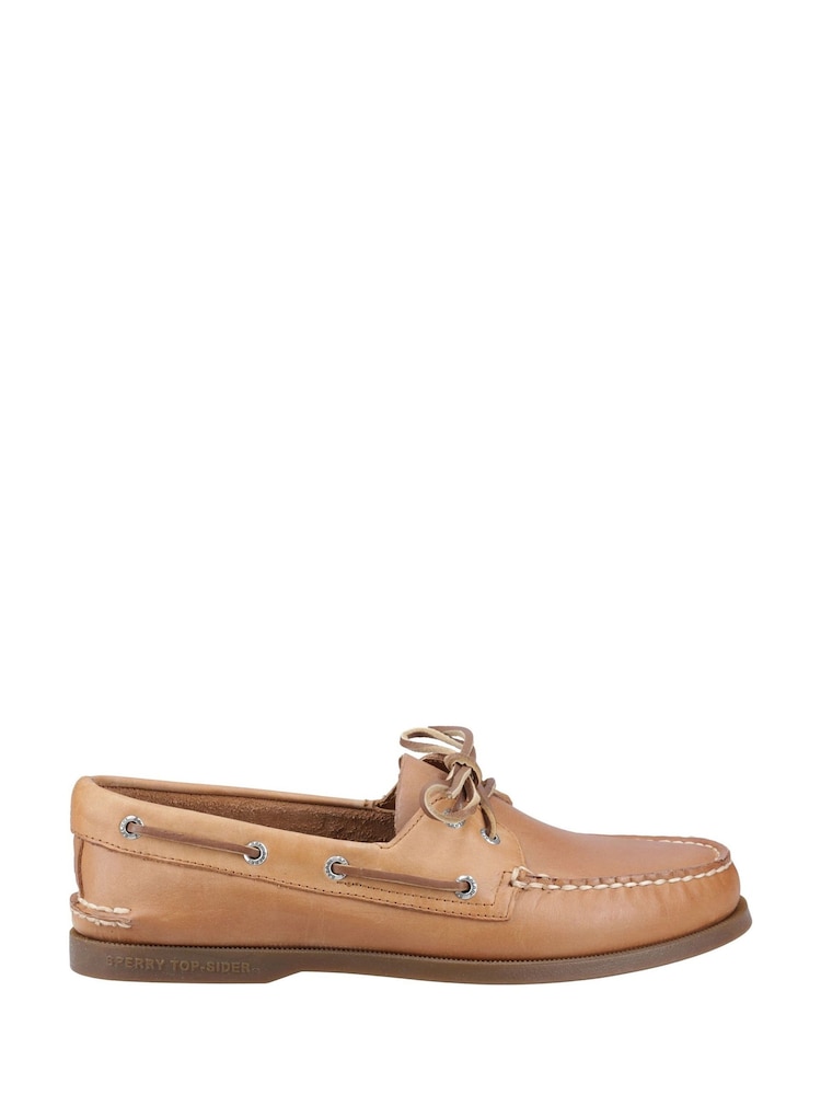 Sperry Authentic 2 Eye Boat Brown Shoes - Image 1 of 4