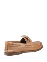 Sperry Authentic 2 Eye Boat Brown Shoes - Image 3 of 4
