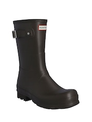 Hunter Original Short Wellington Brown Boots - Image 2 of 2