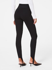 SPANX Smooth™ Ponte Stirrup Black Leggings - Image 2 of 4