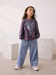 Purple Animal Sequin Heart Sweatshirt (3-16yrs) - Image 4 of 4