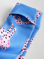 Blue/Pink Animal Character - 3 Pack Two Way Zip Baby Sleepsuits (0mths-2yrs) - Imagen 10 de 12