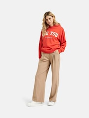 Smith & Soul Tan Brown Wide Leg Trousers - Image 1 of 4