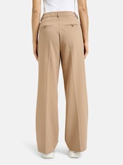 Smith & Soul Tan Brown Wide Leg Trousers - Image 3 of 4