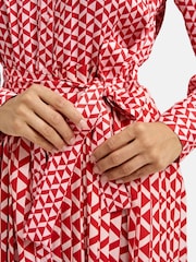 Smith & Soul Pink Printed Plisse Dress - Image 5 of 5