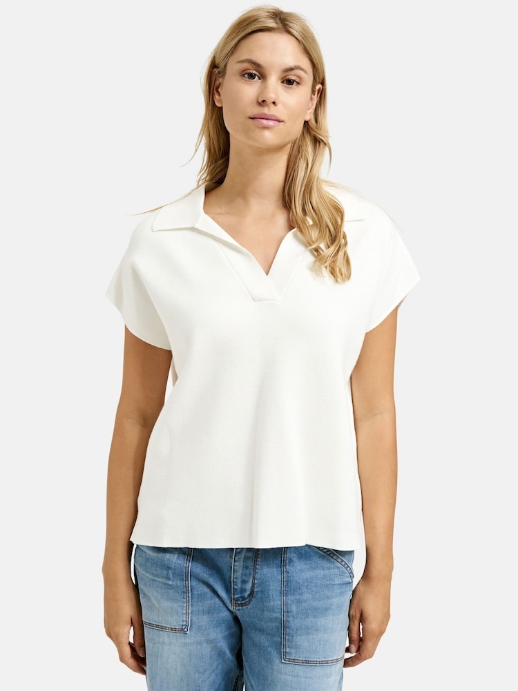 Smith & Soul White Knitted Slipover - Image 2 of 5