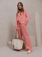 Smith & Soul Red And Pink Printed Blouse - Image 1 of 4