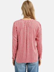 Smith & Soul Red And Pink Printed Blouse - Image 3 of 4