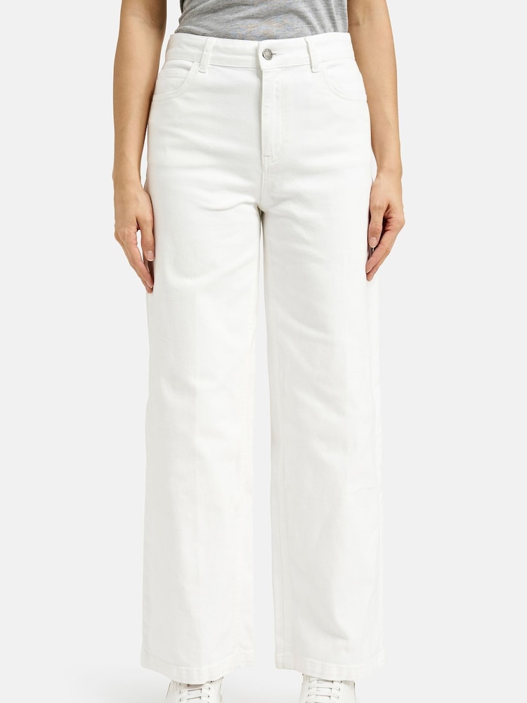 Smith & Soul Off White Wide Leg Jeans - Image 1 of 6